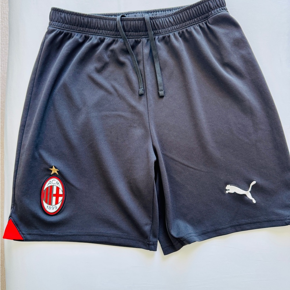 Puma Boys Black AC Milan Shorts